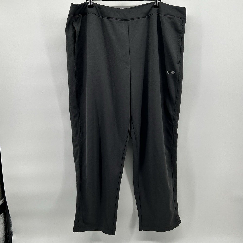 C9 Champion Duo Dry Track Pants Mens 2XL Gray Performance Athletic Athleisure